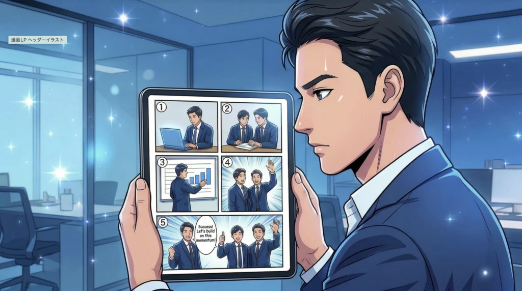 BtoB 漫画制作ならビズマンガ｜CVR1.5倍を実現する戦略的シナリオ設計