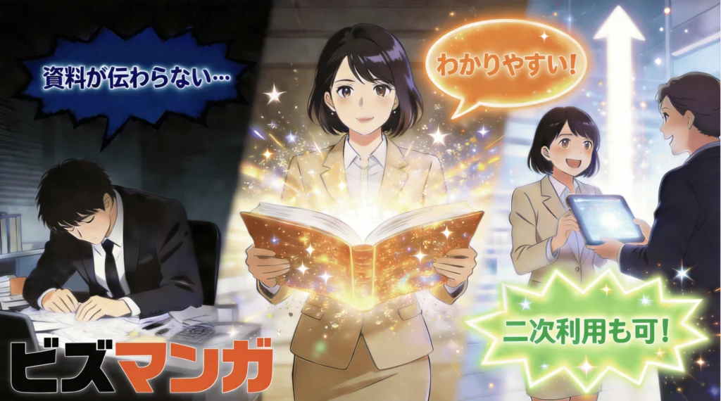 読まれない資料を劇的改善！「1コマビジネス漫画」の効果と活用法