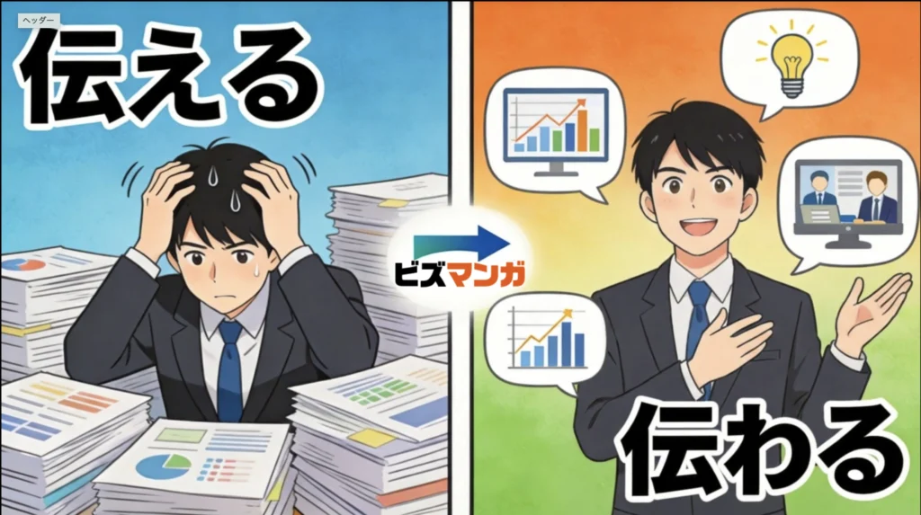 読まれる営業資料・採用案内へ！ビジネス特化の漫画制作『ビズマンガ』