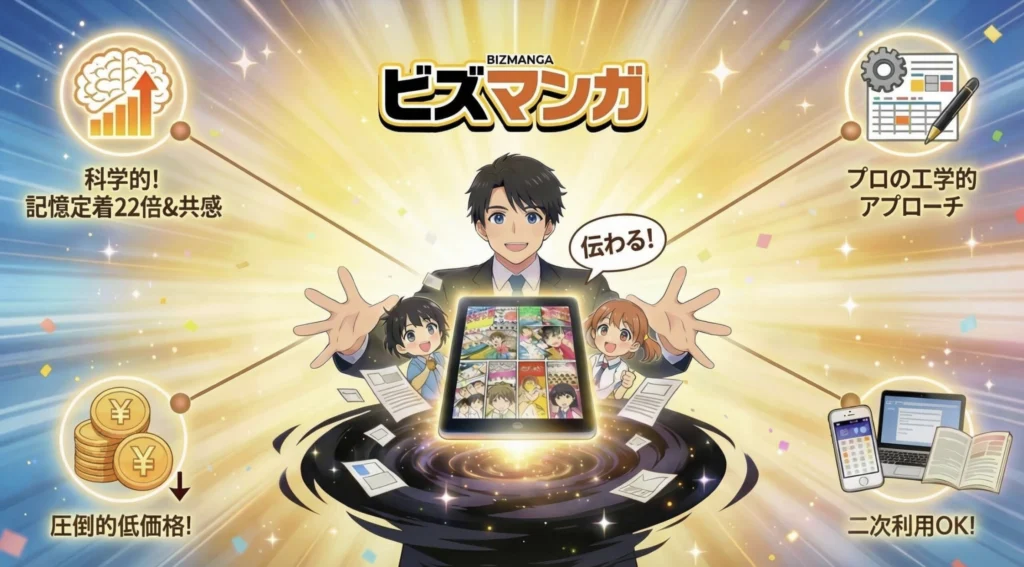 ビジネスマンガ制作の完全ガイド｜7つのステップと費用相場
