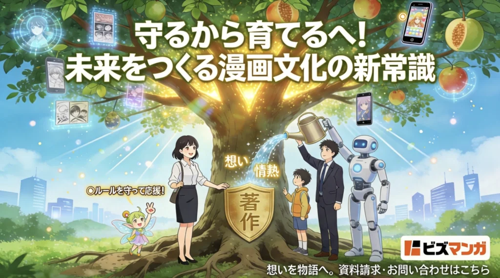 「守る」から「育てる」へ。知っておきたい漫画著作権の新常識