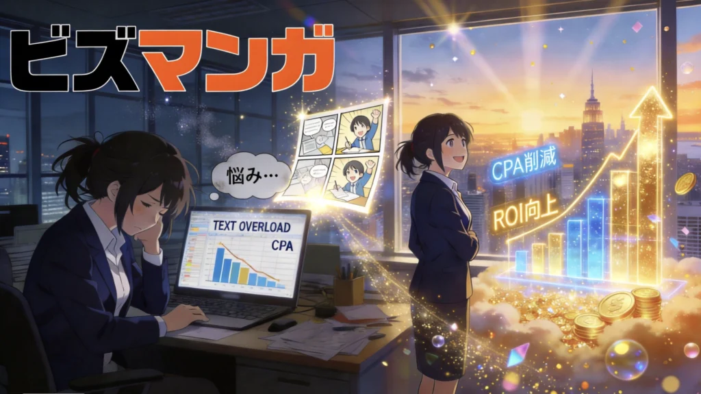 BtoB向け四コマ漫画のメリットとは？リード獲得を劇的改善する手法