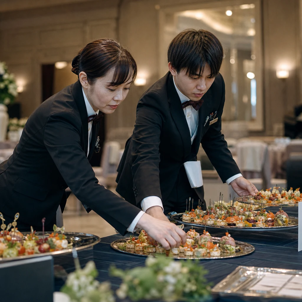 2nd table様のケータリングスタッフのチーム