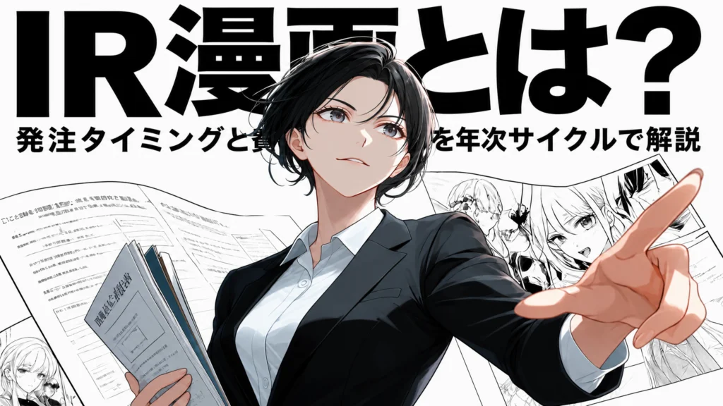 IR漫画とは?発注タイミングと費用相場を年次サイクルで解説