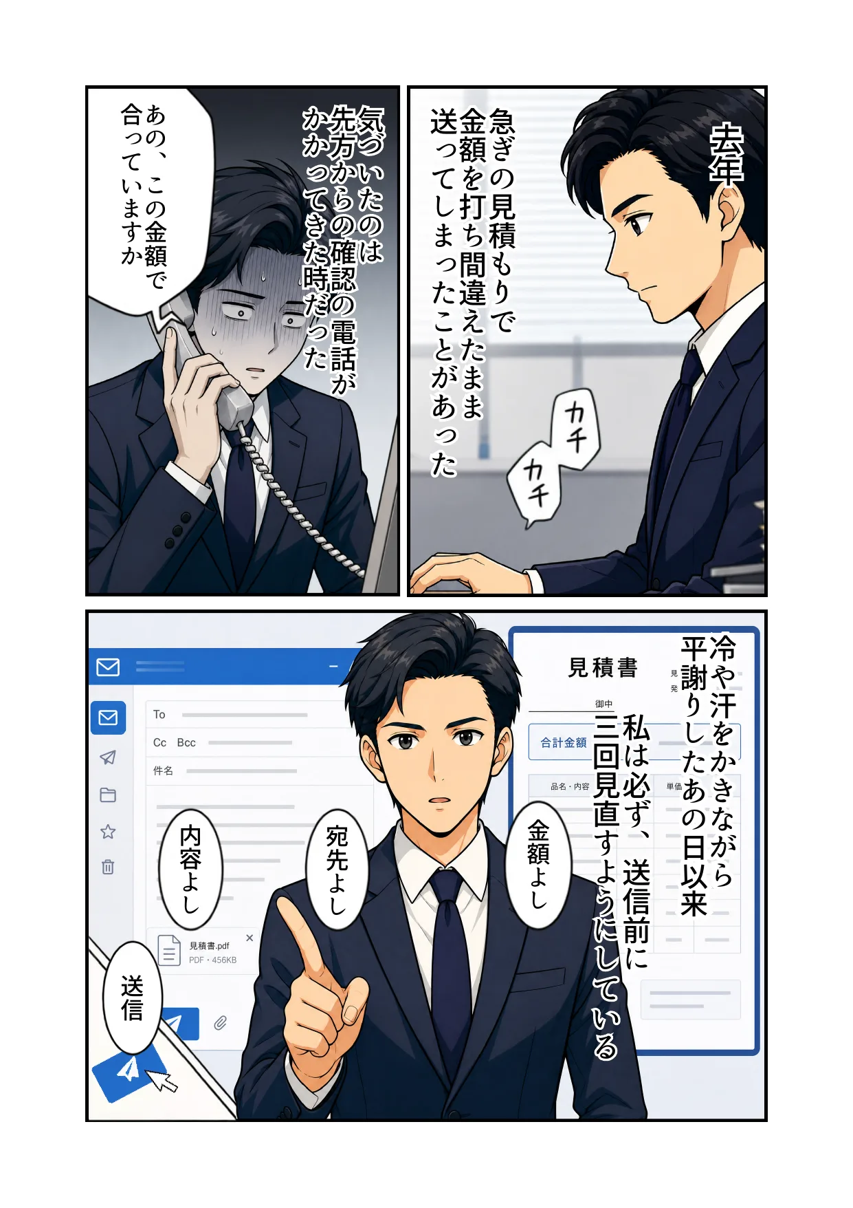 マンガでわかる帳票DX【見積書編】 ページ3