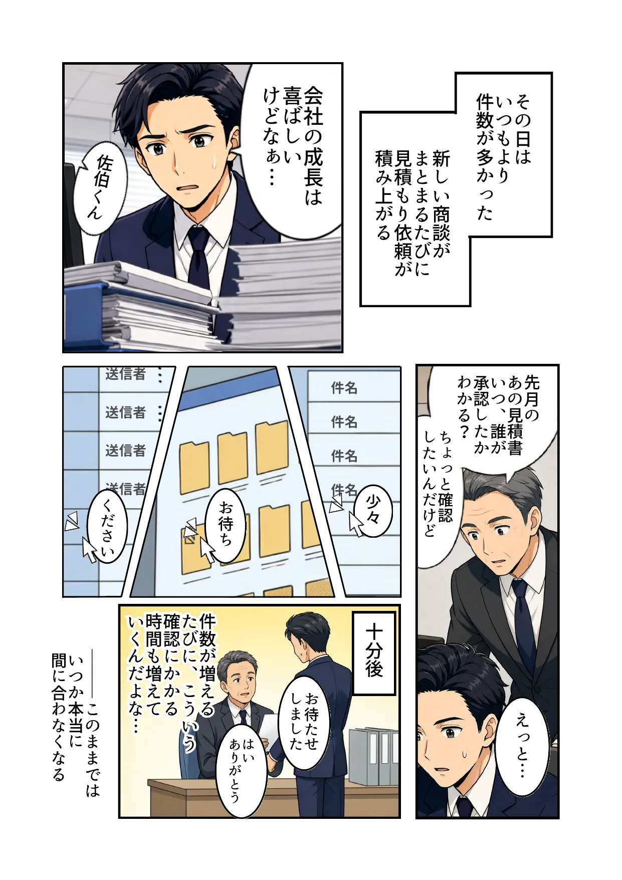 マンガでわかる帳票DX【見積書編】 ページ4