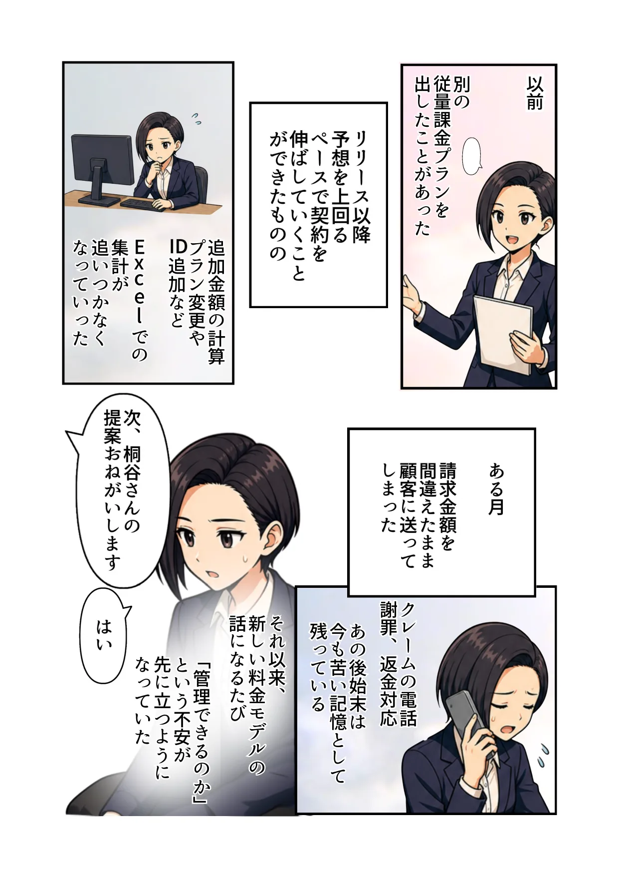 マンガでわかる収益管理【AIサービス編】 ページ3